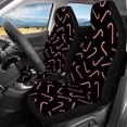 thumbnail image 3 of Pzuqiu Car Seat Covers Interior, Compatible with Vans Seats Sedan Seats, Car Seat Covers Full Set Fit for Cars Truck Full Surround, Christmas Candy Cane, 3 of 10
