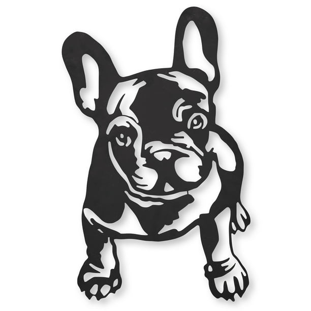 French Bulldog Decorative Laser Cut Metal Wall Art - Great gift for Dog