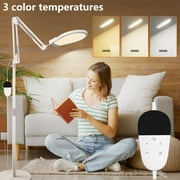Light Therapy Lamp 10000 Lux, UV-Free Sun Lamp, 360°Gooseneck Happy Therapy with Remote & Touch Control, for Home, Apartment, Office
