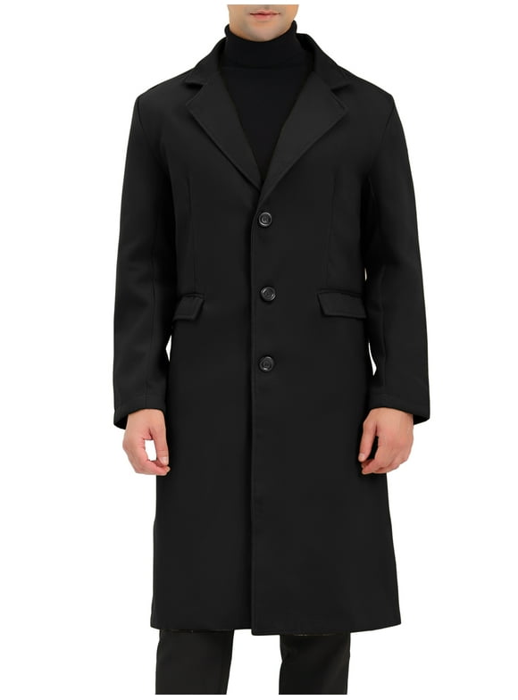 Men's Black Trench Coats