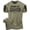 T-Shirt Military Green Branded, variant on Gymish Great Future Workout T-Shirt for Men – Funny Gym Shirt, Mens Fitness Tee, Motivational Workout Apparel, Military Green with Sleeve Logo, Small