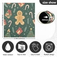 thumbnail image 5 of Yayeee Magnetic Dishwasher Cover for The Front Decoration Home Kitchen Machine Sticker Protector, Brown Christmas Gingerbread, 5 of 6