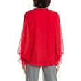 thumbnail image 2 of Vince Camuto womens  Ruffle Blouse, xs, Red, 2 of 3