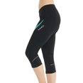 thumbnail image 2 of Santic Women's Cycling Shorts Padded Bicycle Capris Biking Pants Bike Tight Breathable, 2 of 5