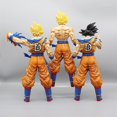 thumbnail image 3 of Figura de Dragon Ball grande de Anime, figura coleccionable de moda, Super Saiyan Battle Loss, Sun Goku Kakarot, adorno de decoración de coche, modelo de juguete, 3 of 4