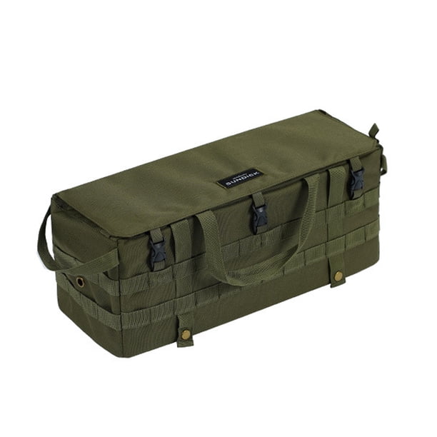 Bolsa de almacenamiento laterales plegables para mesa bolsa de escritorio organizador práctico cesta de almacenamiento impermeable para barbacoa al aire libre herramientas de Camping bolsa organizador sundick Bolsa de almacenamiento