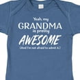 thumbnail image 4 of Inktastic Yeah My Grandma is Pretty Awesome Boys or Girls Baby Bodysuit, 4 of 5