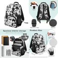 thumbnail image 3 of ZUXONGSY Cat Print Backpack for Boys Girls Elementary School Bag Middle High Schoolbag Bookbag with Lunch Box Pencil Case and Water Bottle Holder 4 In 1 Back Pack Rucksack, 3 of 6