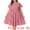 Red, variant on DARING DIVA Women's Plus Gingham 1950s Plaid Round Neck Dress 1X Black