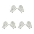 thumbnail image 1 of ZLight 1 Pair Kids Mittens Simple Style Clothes Accessory Solid Color Fingers Cover Beautiful Toddler Mitten for Winter White 3Set, 1 of 6