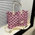 thumbnail image 2 of Bolso Mano Informal Hombro Mujer Lunares/Florales para Fiesta, 2 of 5