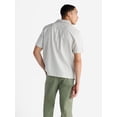 thumbnail image 3 of Free Assembly Men's Cotton Workwear Camp Shirt with Short Sleeves, Sizes S-3XL, 3 of 6