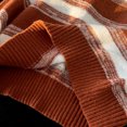 thumbnail image 5 of Suéteres de otoño para mujer, estilo retro americano de uso diario, moda para colegialas, sencillos, con contraste de colores, cálidos, suaves y acogedores., 5 of 5