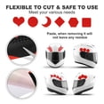 thumbnail image 4 of Uxcell Reflective Tape, Self-Adhesive Trailer Reflector Tape Waterproof Warning Sticker Red-black 8 Inch x 49 Feet, 4 of 6