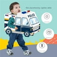 thumbnail image 4 of Car Shaped Wearable Cardboard Box DIY Kit Kindergarten Boys Girls Interesting Traffic Carton Assembly Toy Gift Type 2, 4 of 8
