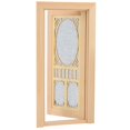 thumbnail image 4 of Greensen Accessoire de Maison de Poupée, 1:12 Mini Accessoire de Maison de Poupée en Bois Porte Creuse en Bois Modèle pour Poupées, Mini Accessoire de Maison de Poupée, 4 of 8