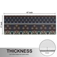 thumbnail image 5 of Kitchen Rugs Sets Of 2,Boho Blue Elaborate Ethnic Pattern Anti Fatigue Kitchen Mat Rugs Non Slip Washable,Decorative Kitchen Floor Mats for Kitchen,Sink,Laundry,17"X47", 5 of 5