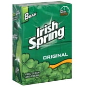 Irish Spring Deodorant Bar Soap Original, 3.75 oz bars, 8 ea (Pack of 4)