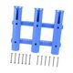thumbnail image 4 of Soporte para caña de pescar de 3 tubos, fácil instalación, portátil. Azul, 4 of 8