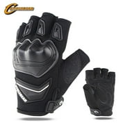Motorcycle Half Finger Gloves Summer Rider Anti-fall Off-road Riding Gloves Motorcycle Racing Four Seasons Short Gloves