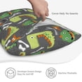 thumbnail image 4 of Pofeuu Cartoon Dinosaurs Print Queen Pillow Cases,Pillowcases with Envelope Closure, Wrinkle, Fade and Stain Resistant Pillow Covers-20x26in（No pillow core）, 4 of 7