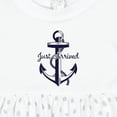 thumbnail image 4 of Inktastic Just Arrived Anchor Girls Baby Dress, 4 of 5
