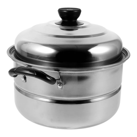 PENIKOKO Stainless Steel Round Soup Pot with Lid, , Cookware for Home Cooking, Finish