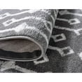 thumbnail image 5 of Unique Loom Moroccan Trellis Tribal Rug 6' x 9' Rectangle Dark Gray/Ivory, 5 of 8