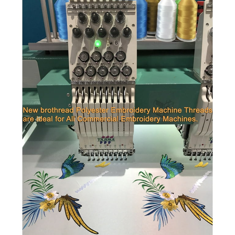 Madeira threads for industrial embroidery machines Tajima