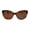 Tortoise Pink Brown, variant on Polarized Womens Classic 90s Large Cat Eye Plastic Fashion Sunglasses Brown Tort Brown