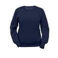 thumbnail image 1 of Sudadera Fruit of the Loom Para mujer, de felpa, azul marino, talla G, 1 of 4