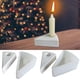 thumbnail image 1 of Moldes de velas de yeso para portatartas - moldes de silicona reutilizables de 2 piezas para elaboración de yeso, resina y jabón - kit de manualidades de liberación fácil, decoración navideña y del, 1 of 2