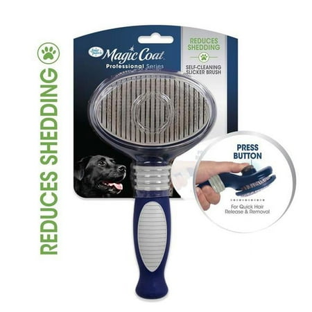 UPC: 0045663975562 | Four Paws Magic Coat Professional Series Self-Cleaning Slicker Brush – PDS-045663975562