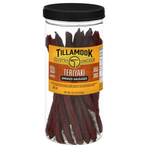 Tillamook Country Smoker TERIYAKI BEEF STICK 20Count .95 LBS1 LBS