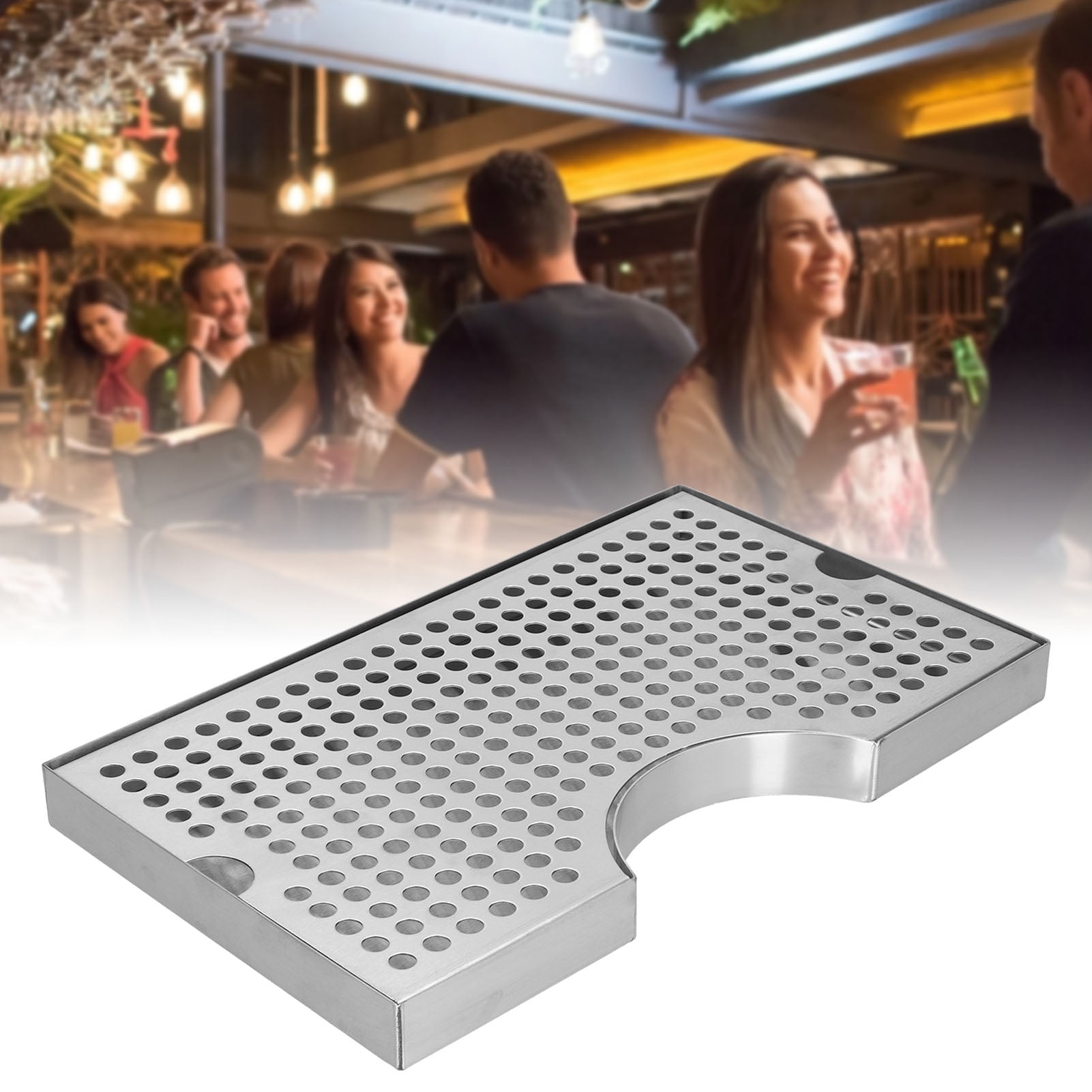 Loewten Bar Drip Tray Keep Bar Easily Sturdy Non Rusting Unique Shiny