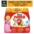 thumbnail image 1 of iOGO nano Yogourt à Boire Fraise-Banane Sans Lactose 1 %, 6x93ml, 1 of 8