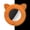 Orange, variant on Cute Cat Silicone Case 1st/2nd Generation, Pet Collar Holder with Anti-Loss Strap, Soft Protective Cover Tag, for Cats & Dogs