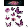 thumbnail image 1 of Waterproof 3d Butterfly Tattoo Stickers Small Fresh Clavicle Cute Tattoo Wrist Stickers L2F3, 1 of 6