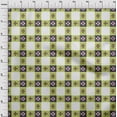 thumbnail image 3 of oneOone Georgette Viscose Fabric Check Ikat Fabric Prints By Yard 42 Inch Wide, 3 of 4