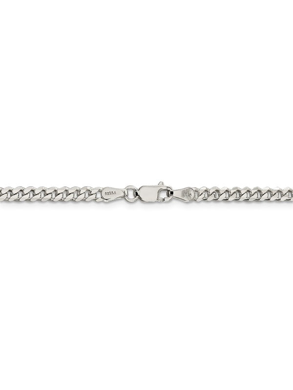 925 Sterling Silver Figaro Chain 2.9mm w// Spring Lock Type Necklace 18/" to 20/"