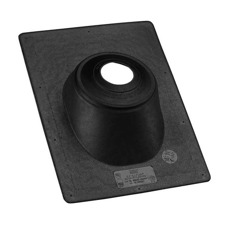 Oatey 3 in. to 4 in. Thermoplastic All-Flash No-Calk 12 in. x 16 in. Base Roof Flashing