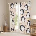 thumbnail image 3 of Manfei Cute Penguin Print Blackout Curtains Set of 2 (52x84 Each), Kawaii Cartoon Wildlife Window Curtains, Teen Boy Girl Kid Curtains and Drapes, Curtains Blackout Home Decor, 3 of 6