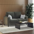 thumbnail image 5 of DHP Cooper Loveseat 2 Seater Sofa, Gray Linen, 5 of 10