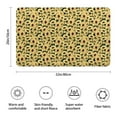 thumbnail image 3 of Yellow Sunflower Pattern Bathroom Rugs Mat,Non Slip Microfiber Bathroom Rug,Rubber Backing,Soft Bathroom Mats for Bathroom Floor,Tub and Shower,20x32in(50x80cm), 3 of 5