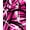 Pink, Pattern 4, variant on ODIKA 2'x3' Machine Washable Non-Slip Area Rug, Vintage Damask Nouveau Inspired Ornamental Decorative Arrangement High Traffic Rug, Black, 588481