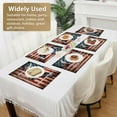 thumbnail image 6 of American Flag Eagle Place Mats Set of 6, Table Mats Heat Insulation Non Slip Washable Dining Placemats for Wedding Holiday Party Kitchen Decor 12X18 in, 6 of 6