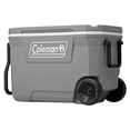 thumbnail image 1 of Hielera Con Ruedas Porta Vaso 101 Latas 62 Qt Gris Coleman Coleman 3000006487, 1 of 9