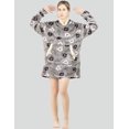 thumbnail image 2 of Camison Para Dormir Mujer Pijama Aesthetic Batas Dama Bluson, 2 of 5