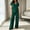 Army Green women two piece lounge set a1, variant on BRELIL Women's Two Piece Lounge Set V Neck Short Sleeve Tee Wide Leg Pants Casual Matching Outfits Solid Basic Tracksuit for Travel Fall Vacation, Army Green XL