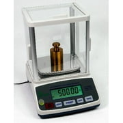 Tree Scales Precision Balance with Glass Draft Shield 100g x 0.001g Digital Scale